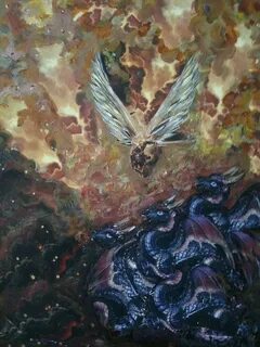 An angel and a demon Painting by Cena Caterine Fine Art Amer