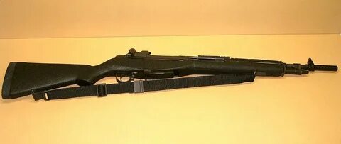 M1A Scout A Springfield Armory M1A Scout Squad rifle with . 