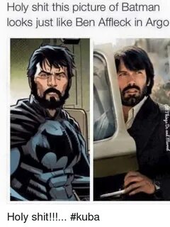 Holy Shit This Picture of Batman Looks Just Like Ben Affleck
