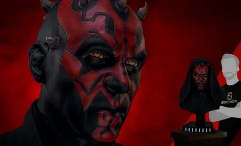 Star Wars Darth Maul Life-Size Bust by Sideshow Collectibles