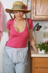 Horny horny housewife strips in a kitchen - SEX.PORN
