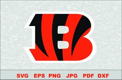 Cincinnati Bengals Layered SVG Logo Silhouette Studio Transf