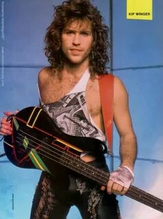 Kip Winger with his sweet bass- do a little twirl for me bab