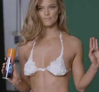 Pop Minute - Nina Agdal Shaving Cream Bikini Photos - Photo 