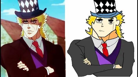 I just drew Speedwagon in Paint 1000% Speed Draw. - YouTube