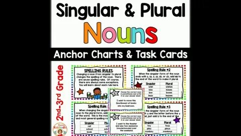 English Language (III, IV & V) - Nouns: Singular and plural 