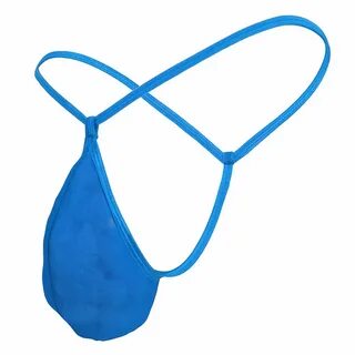 Mens Sexy Teardrop Thongs G Strings Transparent Bikini Botto