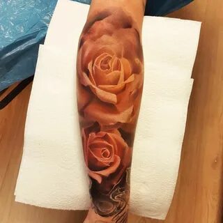 3D rose tattoo Pink rose tattoos, Trendy tattoos, Half sleev