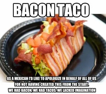 Bacon Taco // funny pictures - funny photos - funny images -