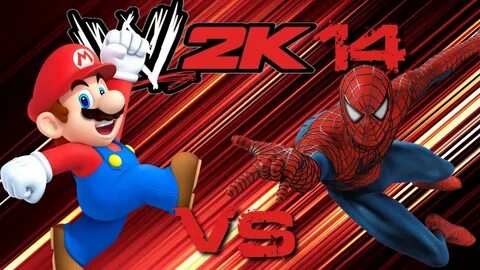 Mario vs SpiderMan Last Man Standing WWE 2K14 TerriblePain -