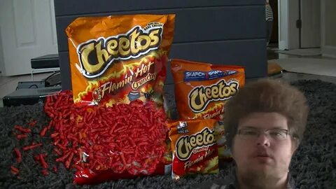 LARGEST FLAMIN' HOT CHEETOS BAG 28.8 ounces!!! - YouTube