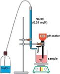 Setup of the titration experiment. Download Scientific Diagr