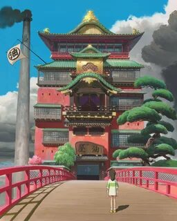 Bathhouse in Spirited Away - The Thrifty Traveller