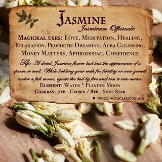 JASMINE FLOWER APOTHERCARY. Dried Herb For Love, Meditation 