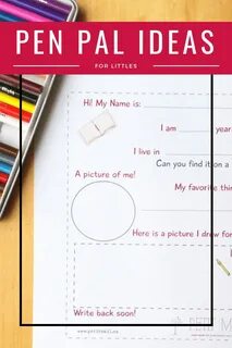 Kids Pen Pal Ideas - Inspiration For Sending Snail Mail With
