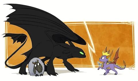 Sheep! Hahaha this is awesome!! Spyro the dragon, Hiccup and
