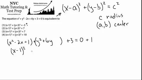 Circles - Algebra 2 - Trigonometry - NYS Regents Exam - June