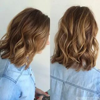 Short Waves in 2019 Short light brown hair, Balayage hair, B