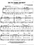 Cast - Da Ya Think I'm Sexy sheet music for piano solo (PDF)