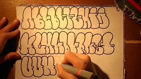 Alphabet Graffiti (Bubble) - Mazes - YouTube Graffiti letter