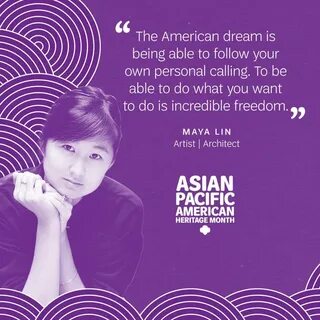 Happy Asian Pacific American Heritage Month! American herita