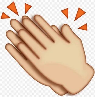 clap hands emoji PNG image with transparent background TOPpn