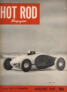 Hot Rod Magazine, January 1949 Magazines and Periodicals hob