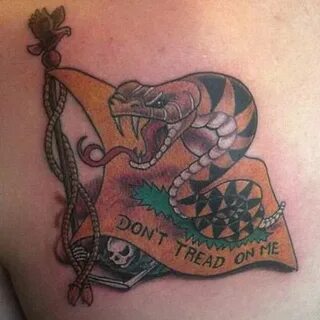 20 Don't Tread on Me Tattoo Designs - Hative Patriotic tatto