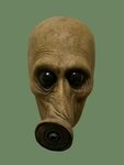 Gas mask, Sculpture, Alien concept art