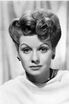 Lucille Ball 1950's Lucille ball, 1940s hairstyles, 1940s ma