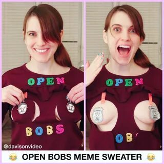 Open boob meme
