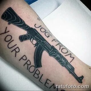 Фото рисунка Татуировки АК-47 29.10.2018 № 087 - Tattoo AK-4