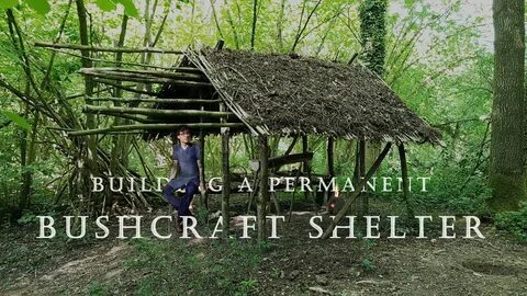 Building a permanent bushcraft shelter - Dutch / Een permane