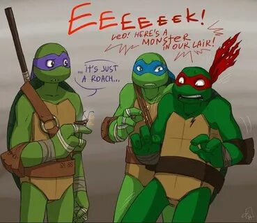 Tmnt Donnie, Leo and Raph Teenage mutant ninja turtles art, 