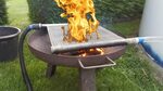 DIY pool heater easy selfmade wood - YouTube