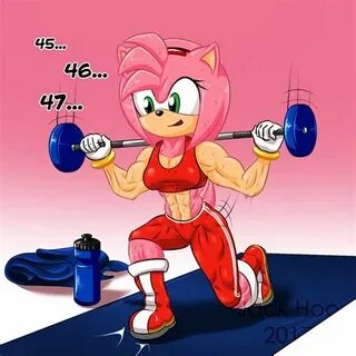 Buff Amy Rose Muscle All in one Photos