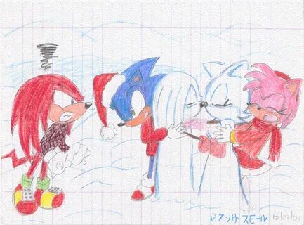 knuckles sonic and amy - Knuckles Sonic and Shadow Girlfrien