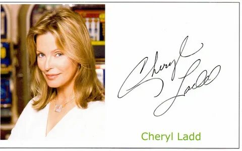 Kiwiautogal's Autographs: Cheryl Ladd