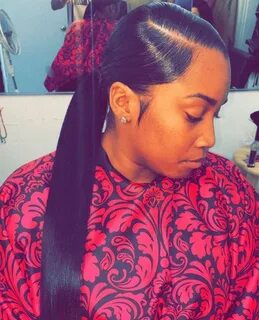 Pin by amika bond on Hair ✂ Sleek ponytail, Slick ponytail, 