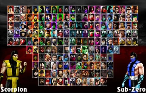 Mortal Kombat Mugen Characters All in one Photos