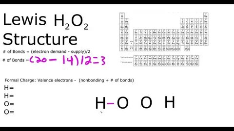 H2O2 Lewis Structure - YouTube