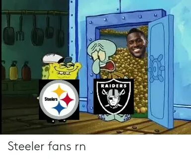 RAIDERS Steelers Steeler Fans Rn NFL Meme on astrologymemes.