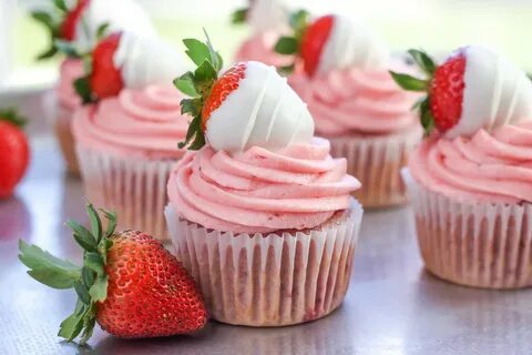 20 Of the Best Ideas for Strawberry Cupcakes with Cream Chee