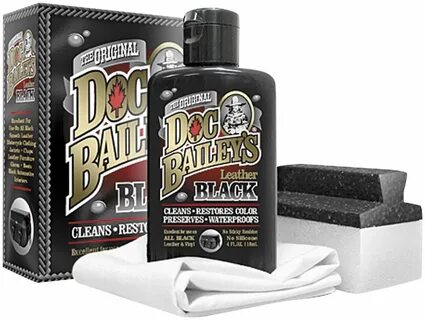Doc Bailey’s Leather Detail Kit Black - Restore Your Black L