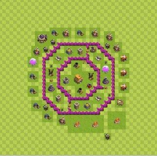 Clash Of Clans Town Hall Level 6 - The BlackFile's