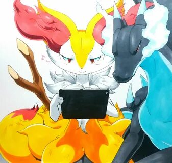 025aki, braixen, charizard, mega charizard x, creatures (company), game.