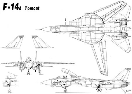 Grumman F-14 Tomcat (With images) Blueprints, Aircraft desig