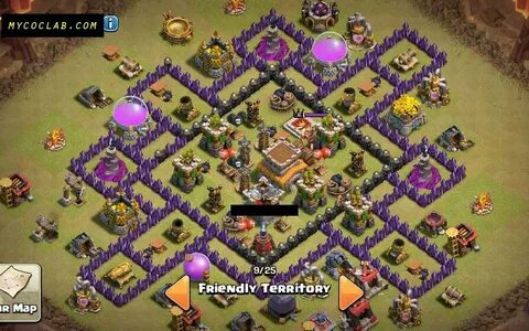 Best Th8 Defense Base 2016 Best War Base In Townhall 7 - Mad