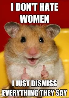 I don't hate women I just dismiss everything they say - Rati
