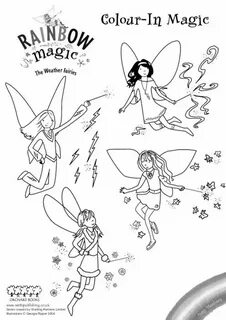 Rainbow magic fairies, Fairy coloring pages, Rainbow fairies